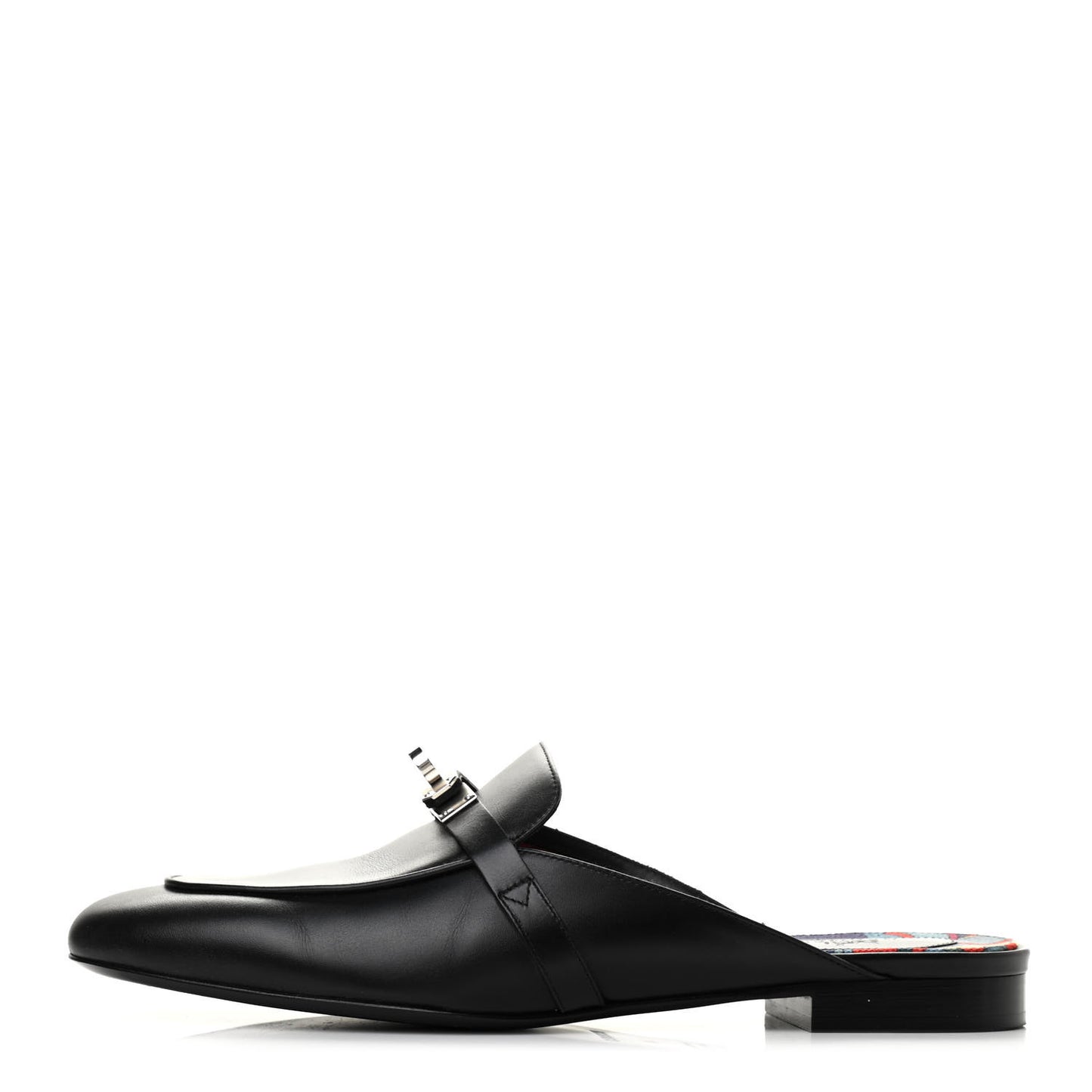 Goatskin Oz Mules 40 Black
