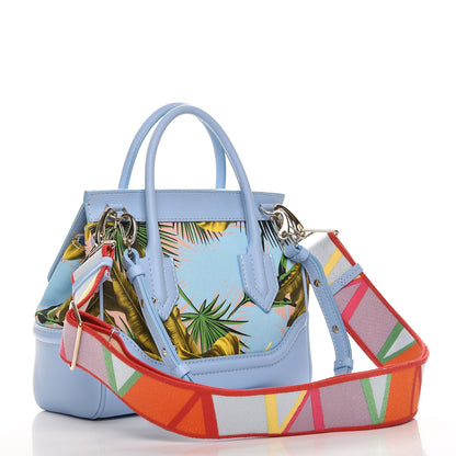 Versace Calfskin Canvas Medium Palazzo Empire Bag Desert Palm 6 of 10