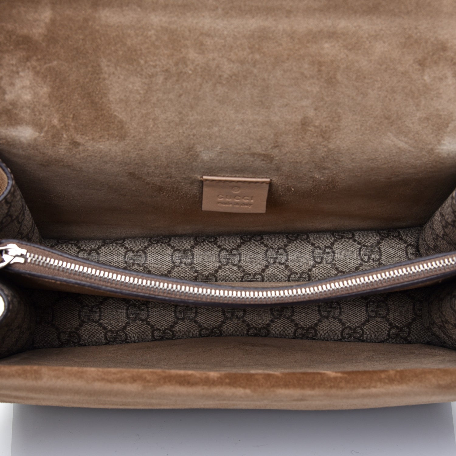 Gucci GG Supreme Monogram Small Dionysus Shoulder Bag Taupe 5 of 10