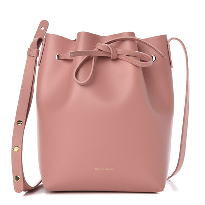 Mansur Gavriel Calfskin Mini Bucket Bag Blush 1 of 9
