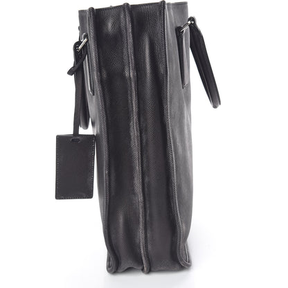 Prada Saffiano Cuir Double Handle Tote Baltico 15 of 22