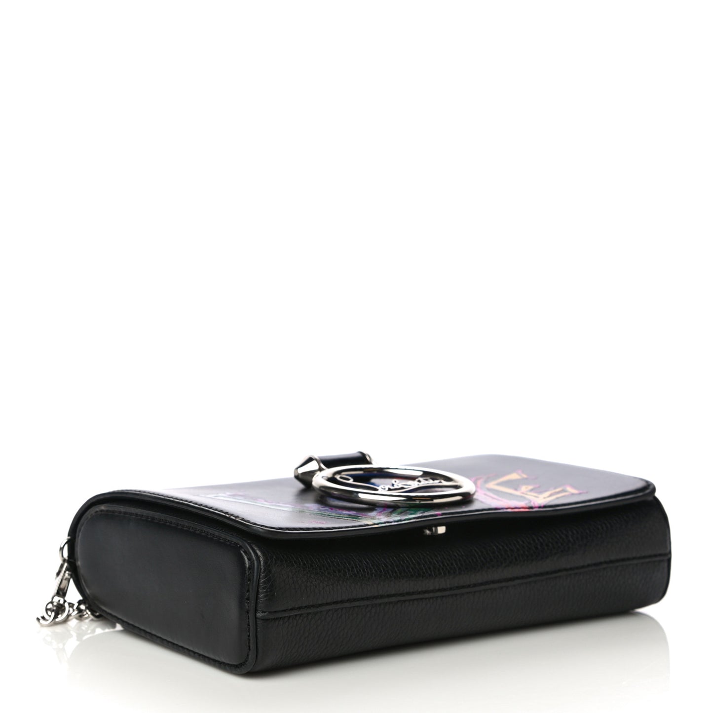 Calfskin Love RubyLou Clutch Black