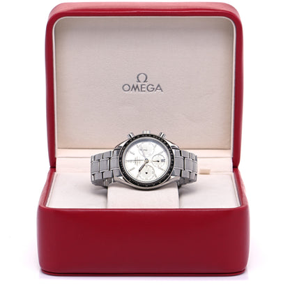 Omega Stainless Steel 40mm Speedmaster Racing Co-Axial Chronograph Automatic Watch White 326.30.40.50.02.001 15 of 16