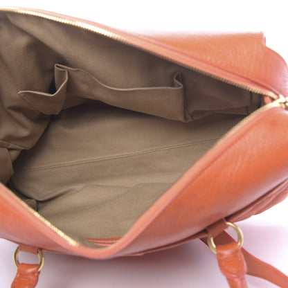 Marc Jacobs Lambskin Quilted Rudy Satchel Mandarin 5 of 10