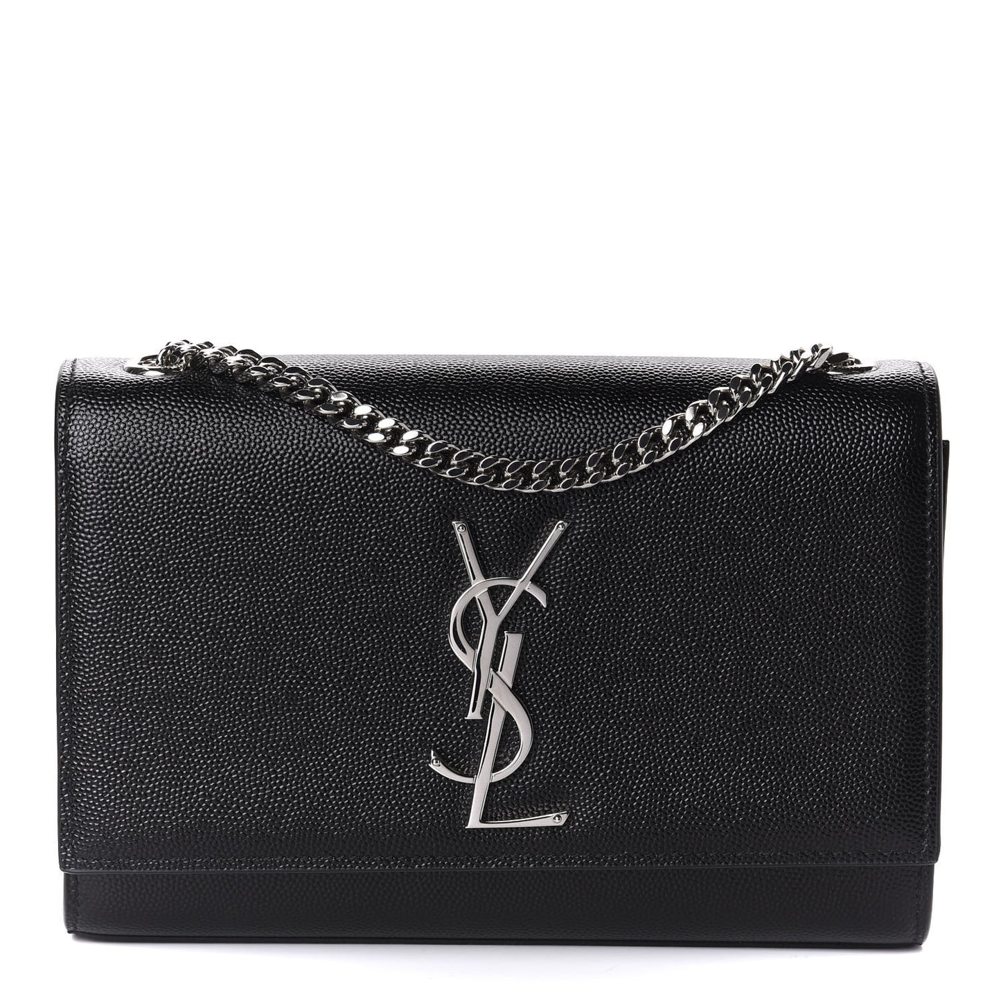 Grain De Poudre Small Monogram Kate Satchel Black