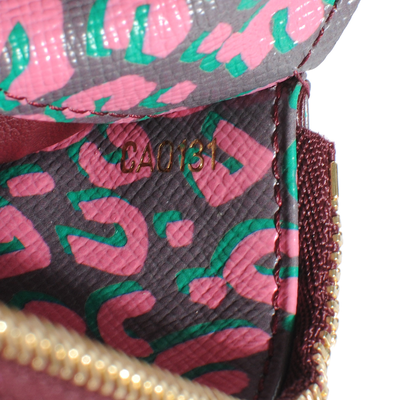Louis Vuitton Monogram Leopard Insolite Wallet Rouge Fauviste 6 of 7