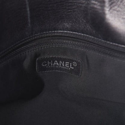 Chanel Lambskin Horizontal Quilt Mademoiselle Flap Black 6 of 10