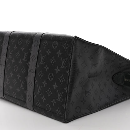 Louis Vuitton Monogram Eclipse Cabas Zippe GM Black 8 of 10
