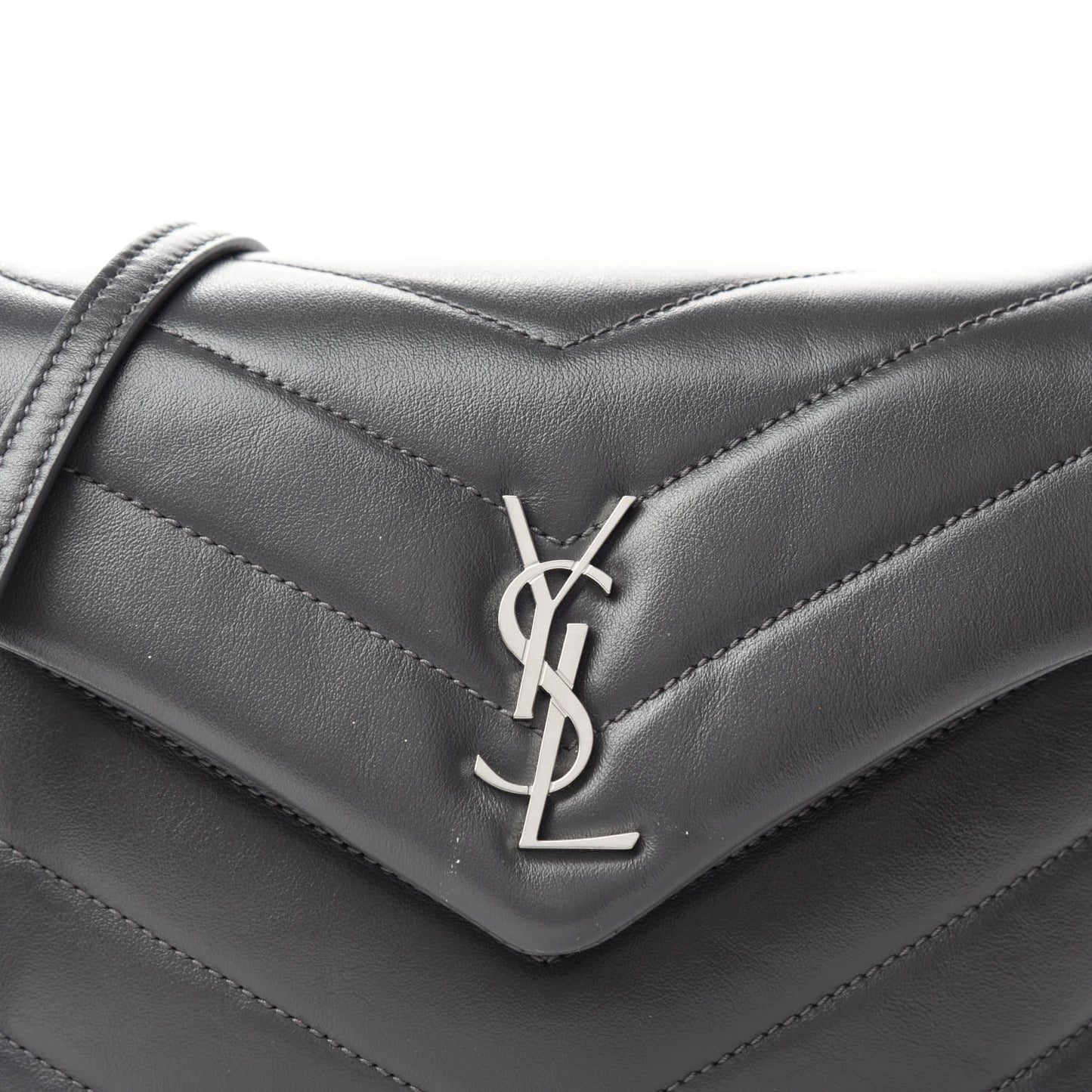 Calfskin Y Quilted Monogram Toy Loulou Crossbody Bag Storm