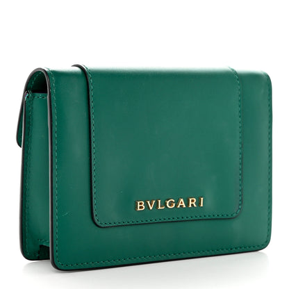 Bulgari Calfskin Serpenti Forever Purse Card Holder Emerald Violet Amethyst 4 of 10