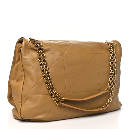 Saint Laurent Lambskin Matelasse Monogram Large Jamie 4.3 Tabac Brown 3 of 10