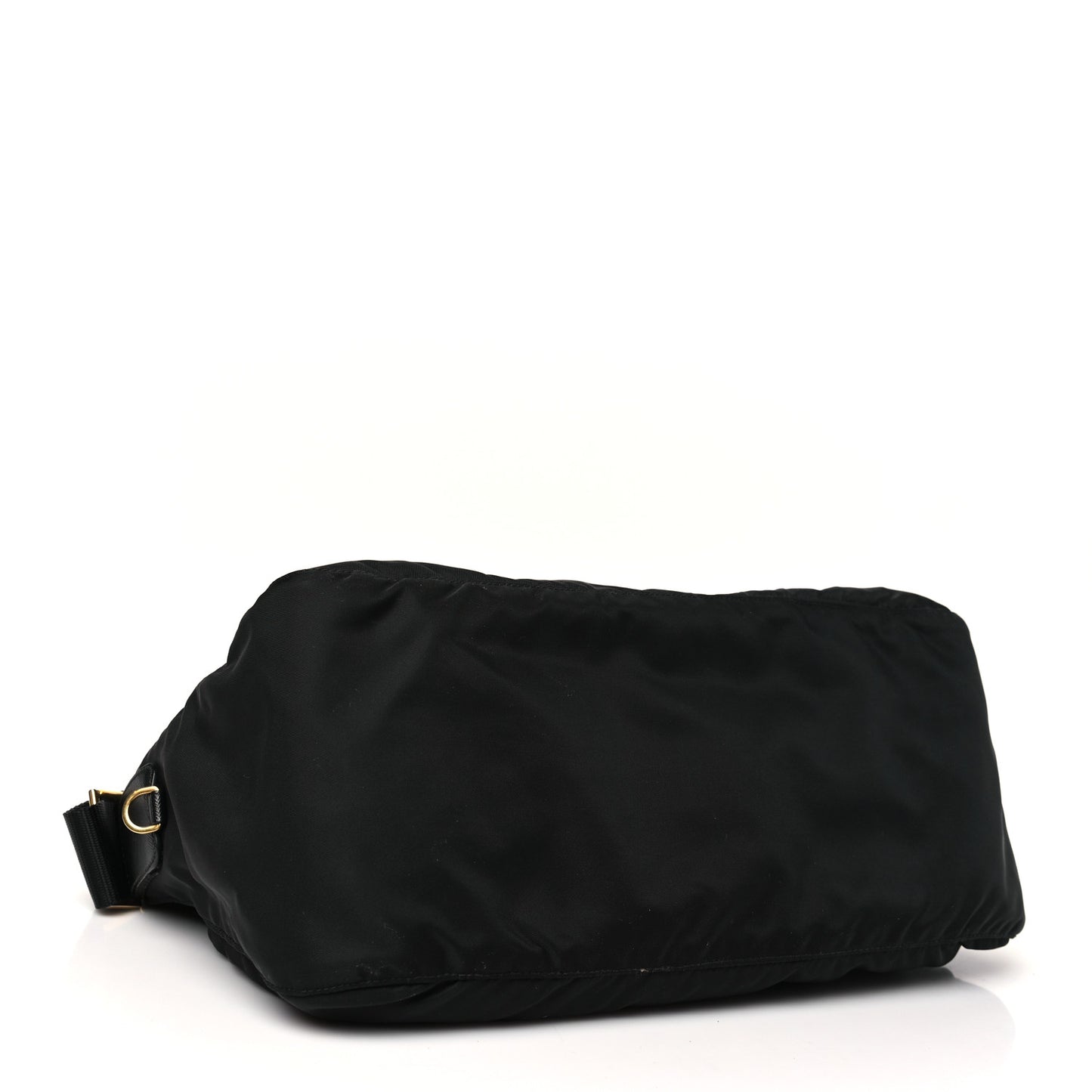 Nylon Vela Colour Messenger Bag Black