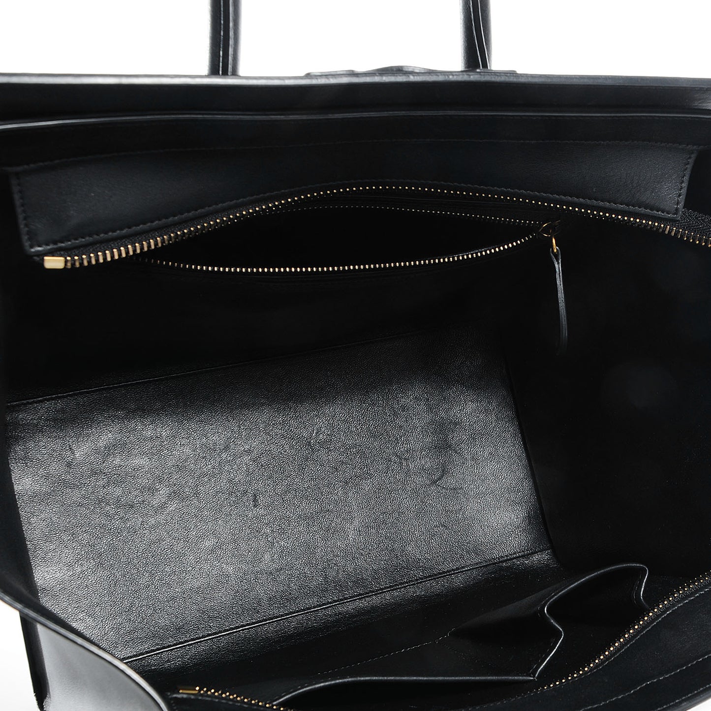 Smooth Calfskin Mini Luggage Black