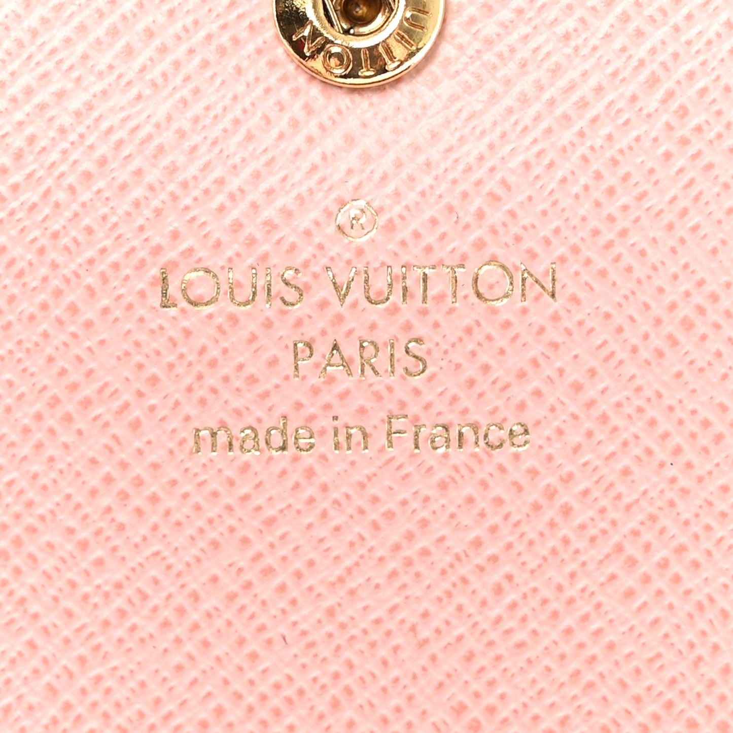 Monogram Emilie Wallet Rose Ballerine