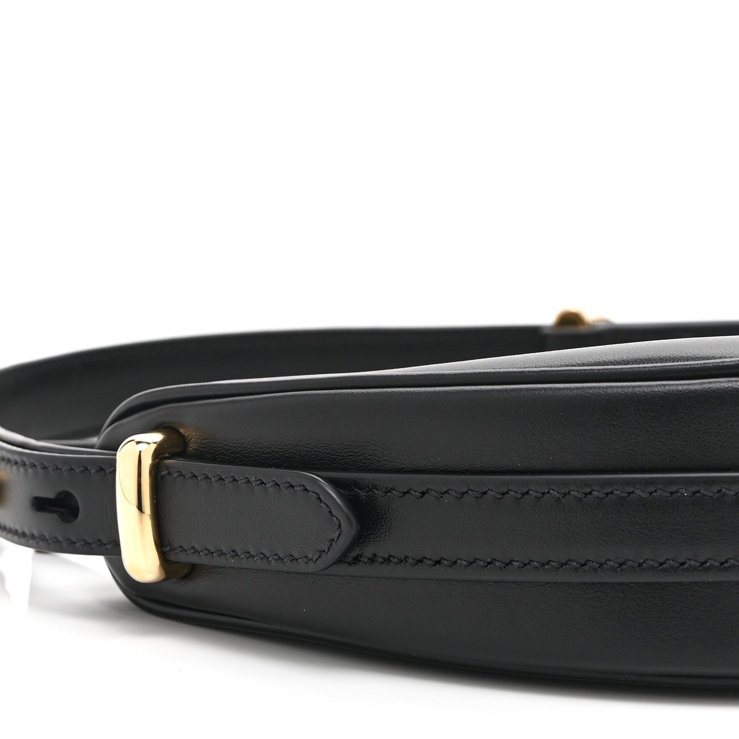 Prada Soft Calfskin Mini Arque Shoulder Bag Black 9 of 11