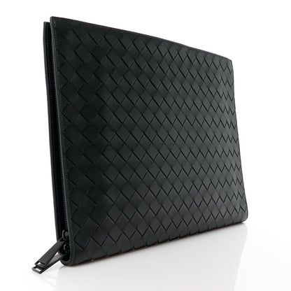 Bottega Veneta Calfskin Intrecciato Document Case Black 3 of 13