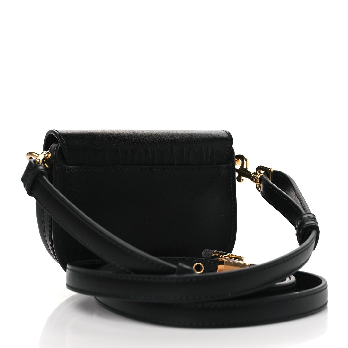 Box Calfskin Micro Bobby Bag Black