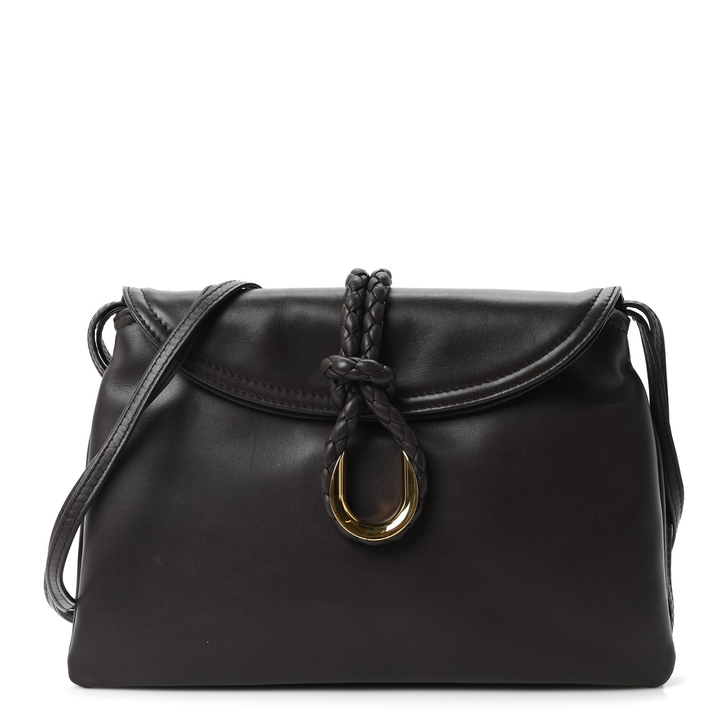Smooth Calfskin Small Liberta Shoulder Bag Fondant