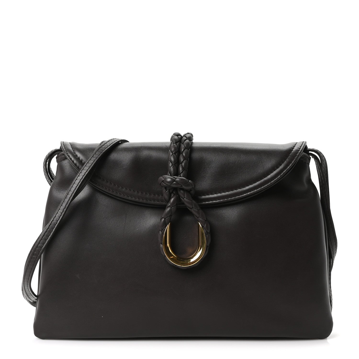 Bottega Veneta Smooth Calfskin Small Liberta Shoulder Bag Fondant 1 of 9