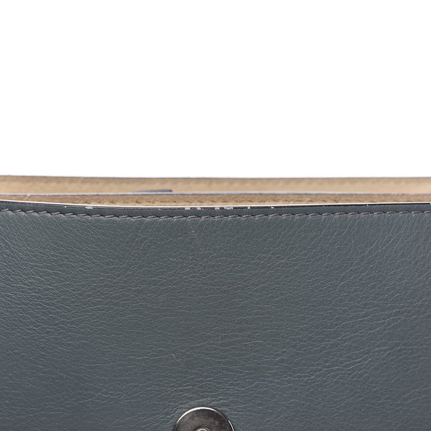 Suede Calfskin Medium Faye Shoulder Bag Cloudy Blue