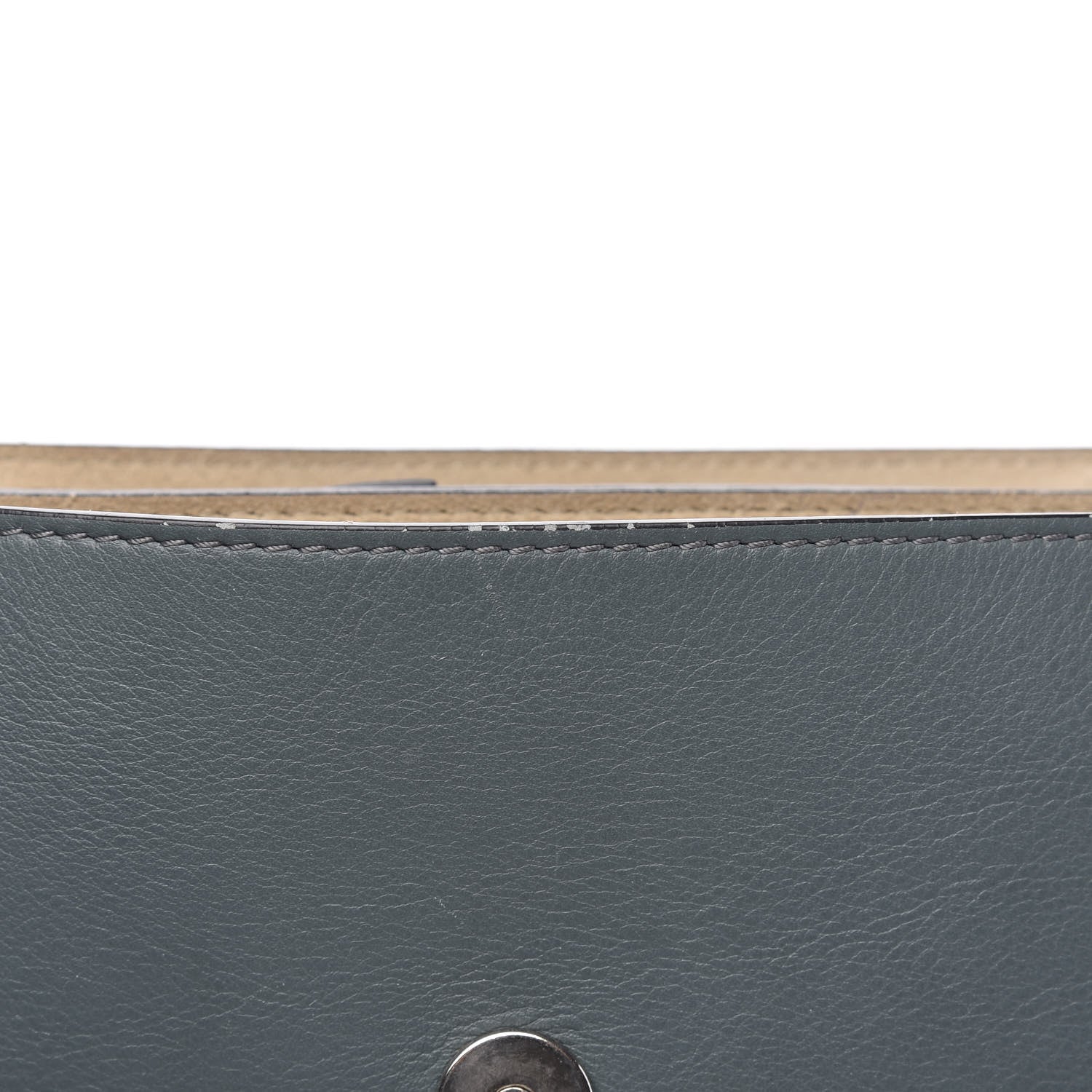 Chloe Suede Calfskin Medium Faye Shoulder Bag Cloudy Blue 8 of 16
