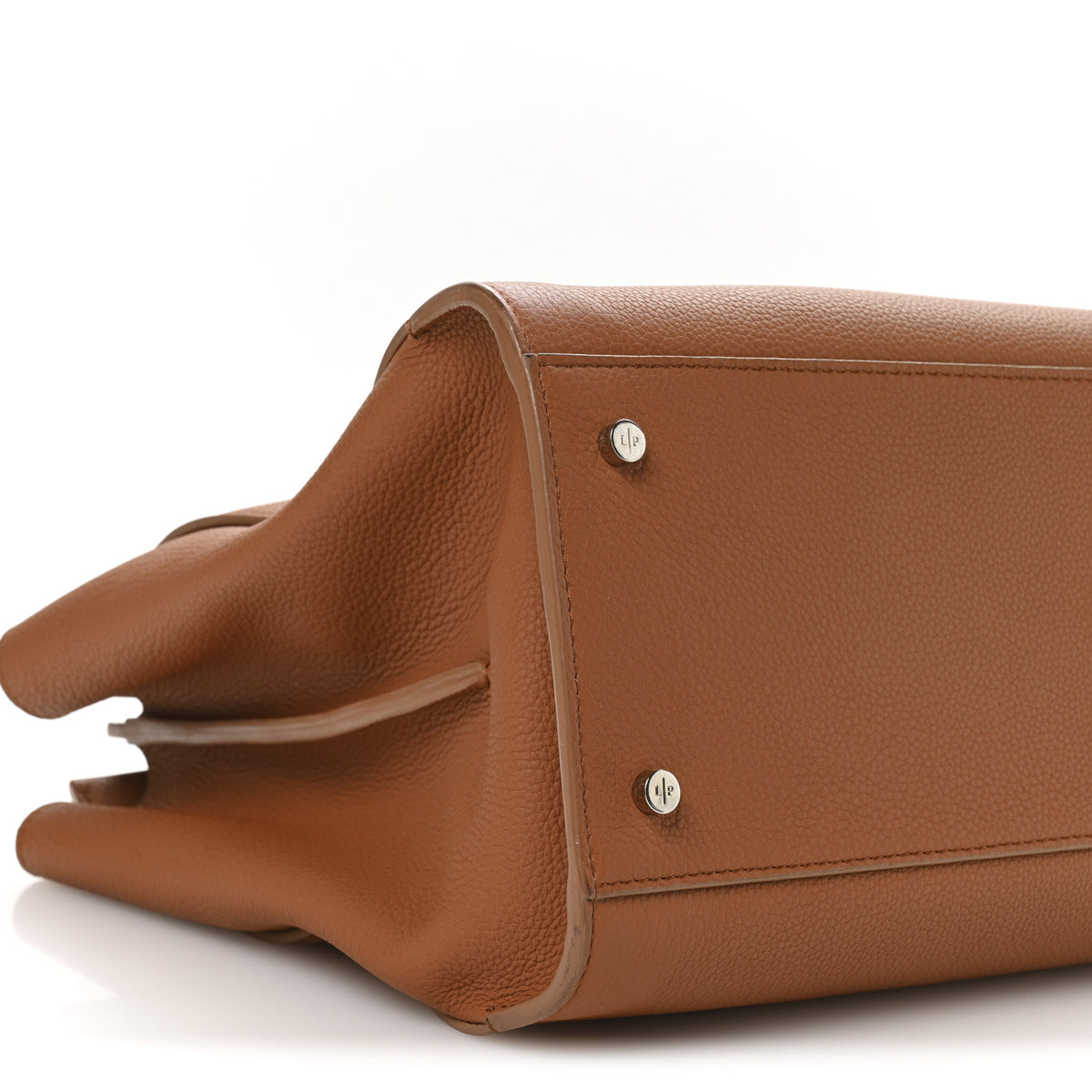 Loro Piana Grained Calfskin Cluisee Large Shoulder Bag 9 of 11