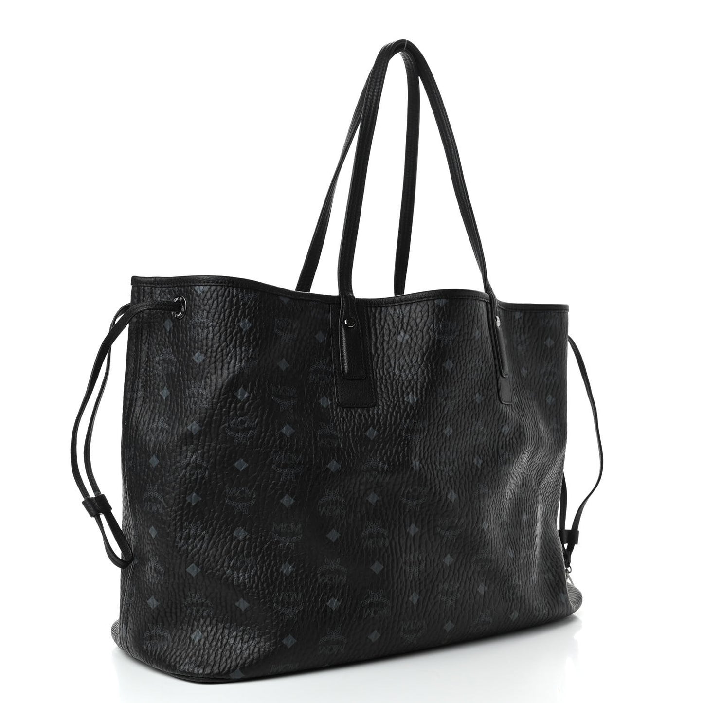 Visetos Large Liz Reversible Shopper Tote Black