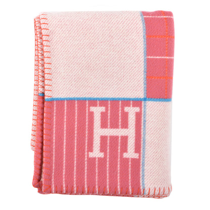 Hermes Wool Cashmere Avalon Passe-Passe Blanket Figue 1 of 3
