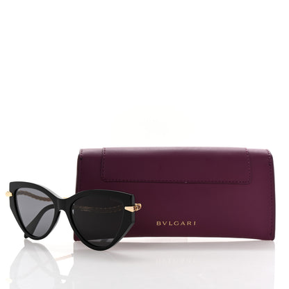 Bulgari Serpenti Cat Eye Sunglasses Black 8 of 8