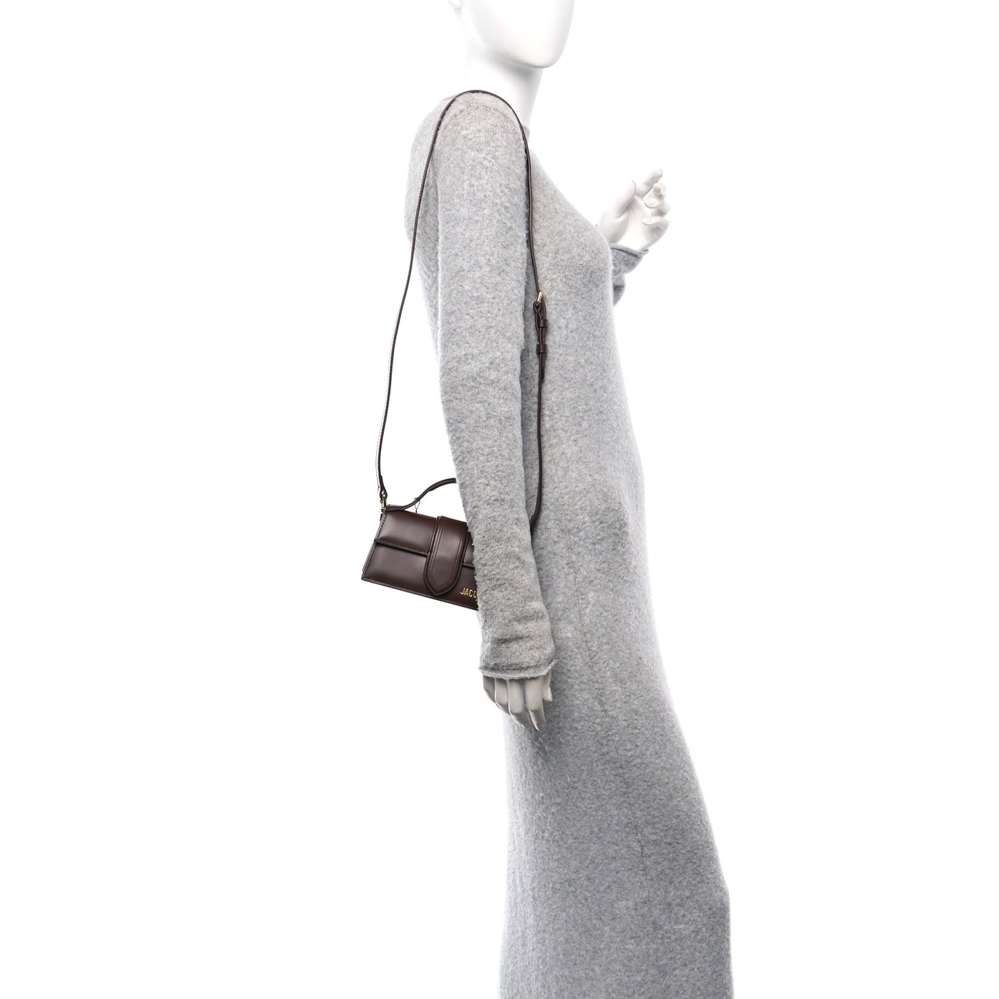 Smooth Calfskin Le Bambino Dark Brown