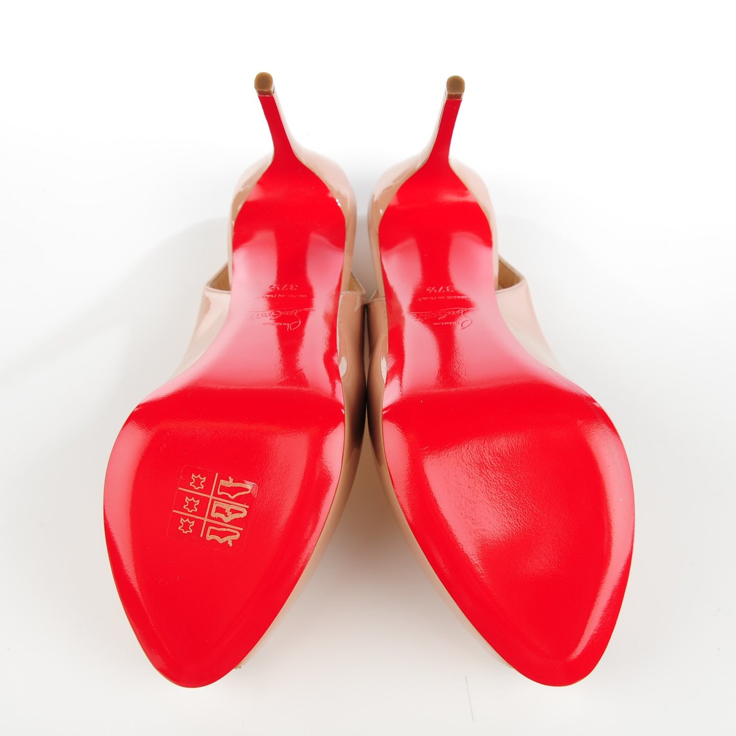 Patent Private Number 120 Pumps 37.5 Nude