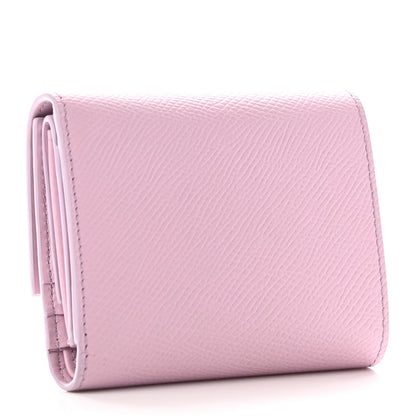 Celine Grained Calfskin Small Tri-Fold Wallet Rose Quartz 3 of 7
