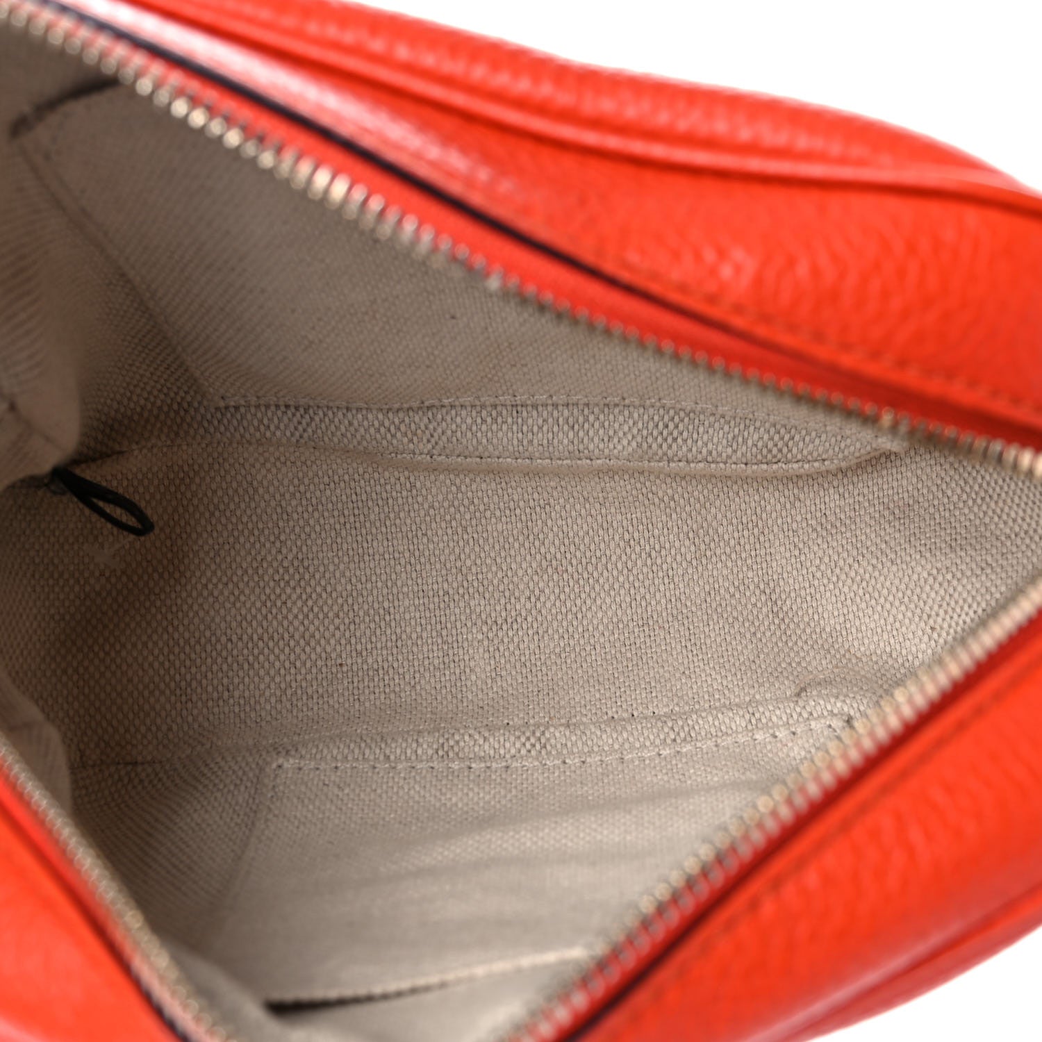 Gucci Pebbled Calfskin Small Soho Disco Bag Sun Orange 5 of 14