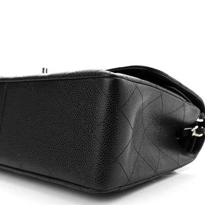 Chanel Caviar Quilted Jumbo Double Flap Black 10 of 10