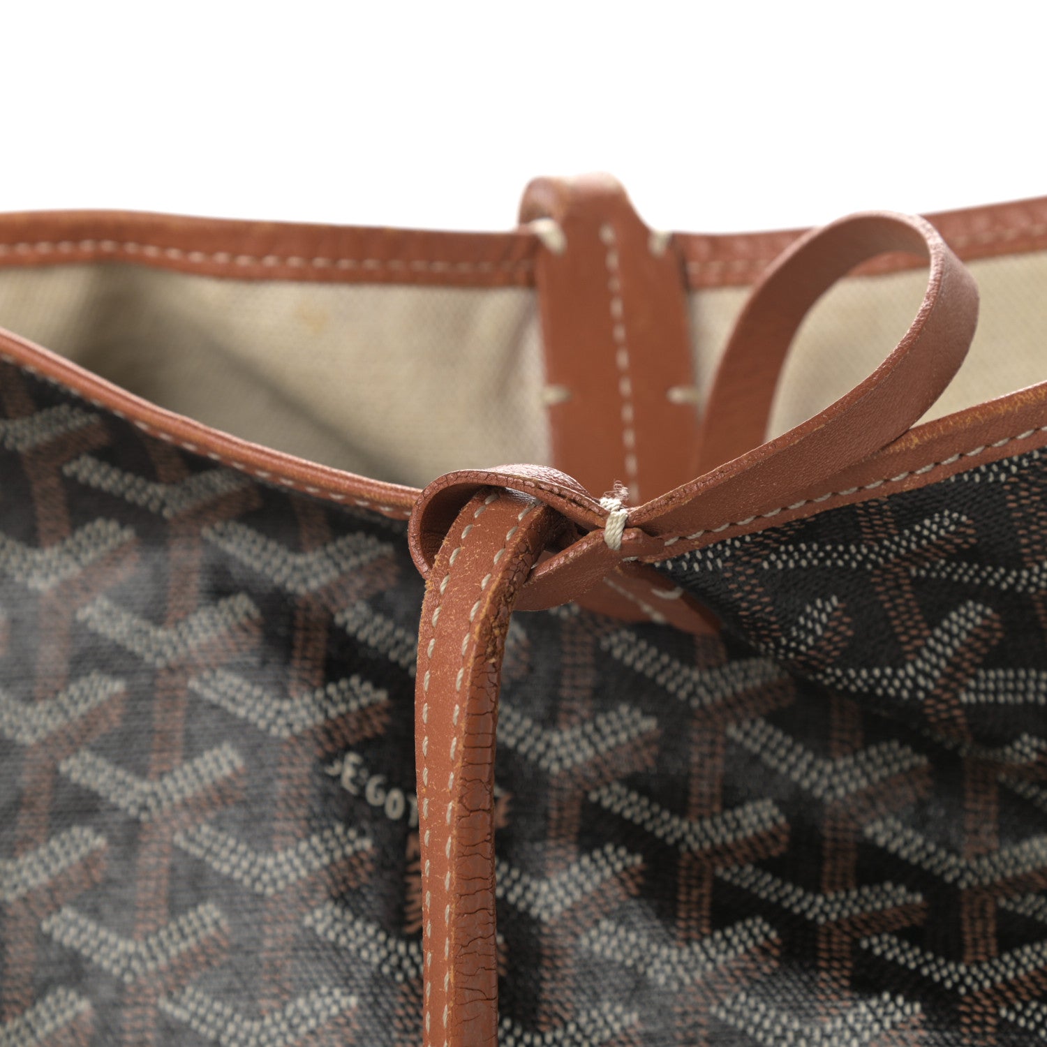 Goyard Goyardine Saint Louis GM Black Gold 17 of 20