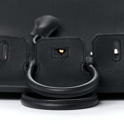 Hermes Togo Birkin 25 Black 13 of 34