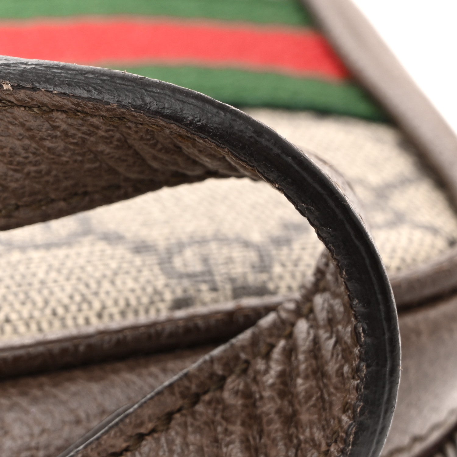 Gucci GG Supreme Monogram Web Mini Ophidia Messenger Brown 1848669