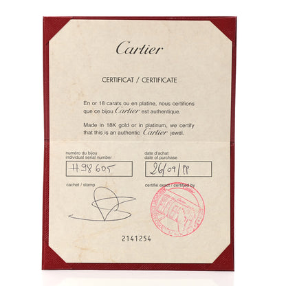 Cartier 18K Yellow Gold 5.5mm LOVE Hoop Earrings 7 of 7