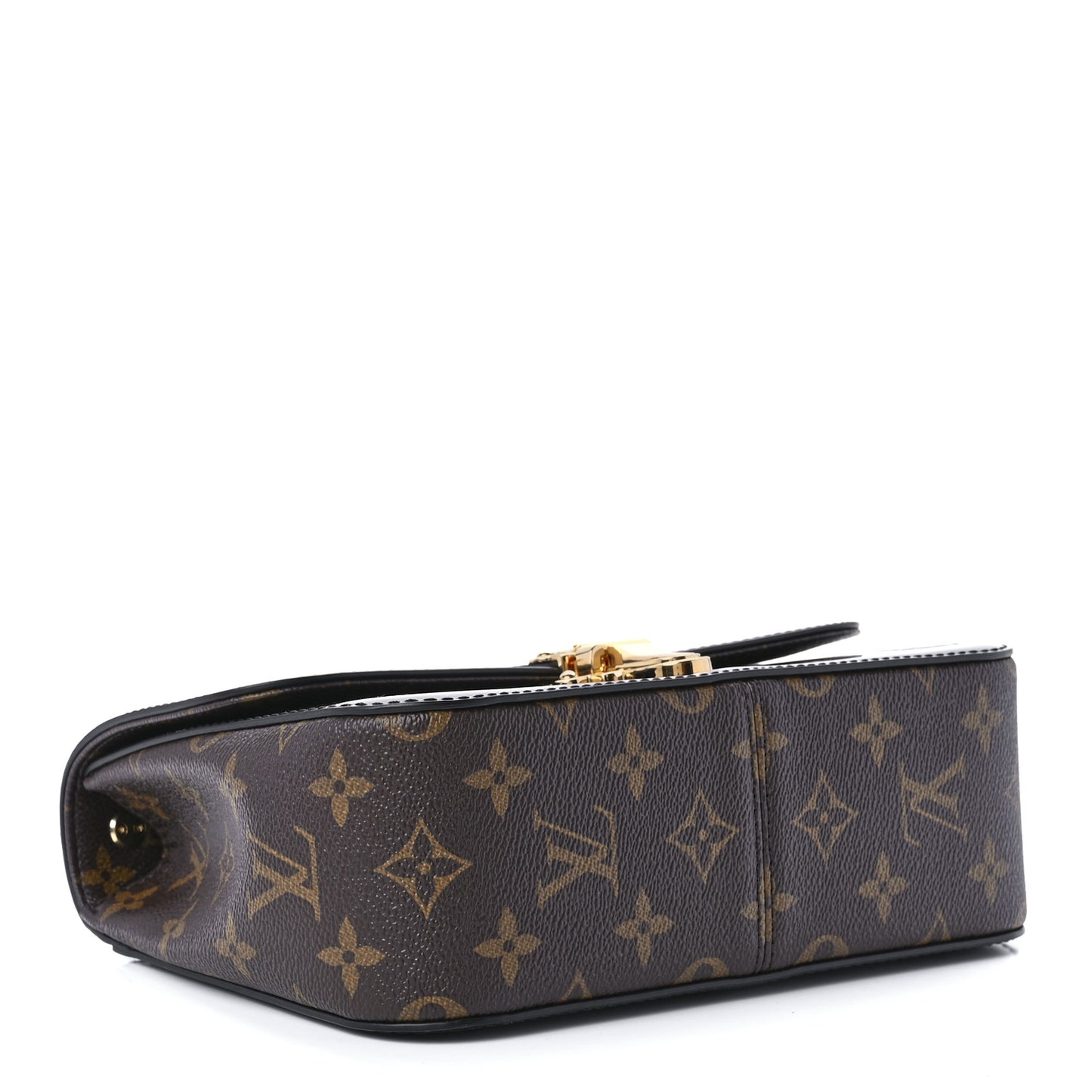 Patent Calfskin Monogram Cherrywood BB Black