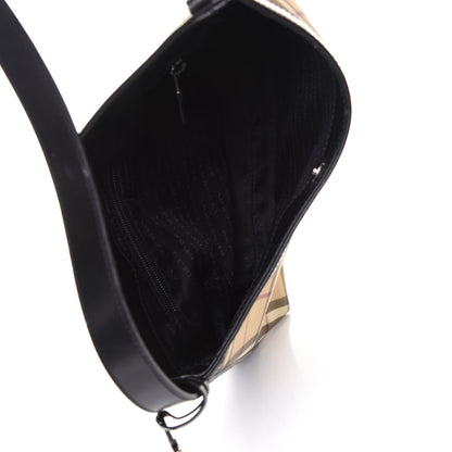 Burberry Vintage Check Shoulder Bag Black 5 of 11