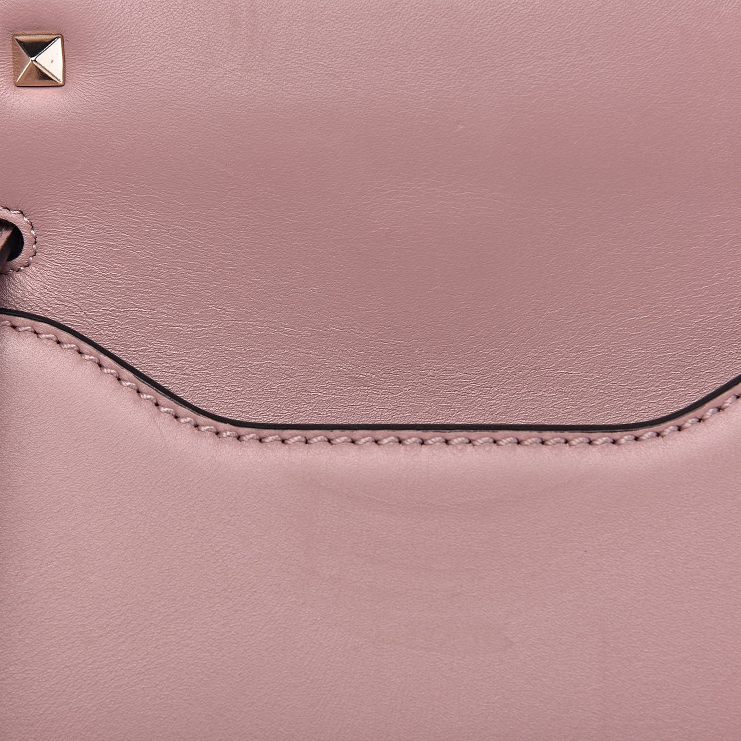 Calfskin Studded Small Joylock Satchel Lipstick