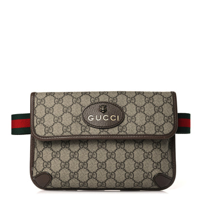 Gucci GG Supreme Monogram Neo Vintage Web Belt Bag Brown 1 of 10