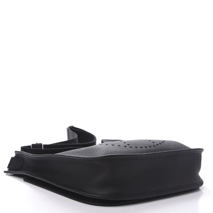 Hermes Taurillon Clemence Evelyne III PM Black 4 of 11