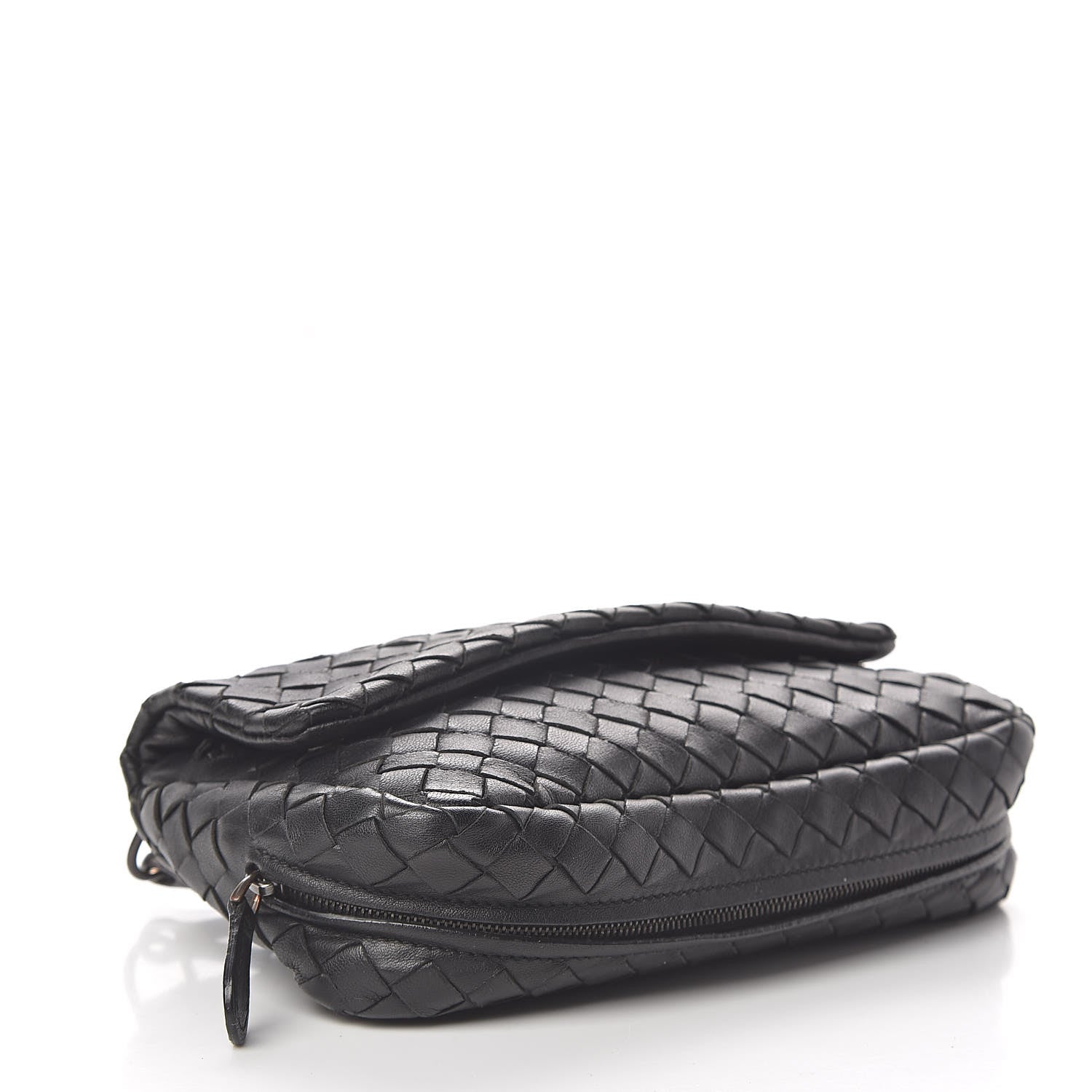 Bottega Veneta Nappa Intrecciato Small Chain Crossbody Black 4 of 10