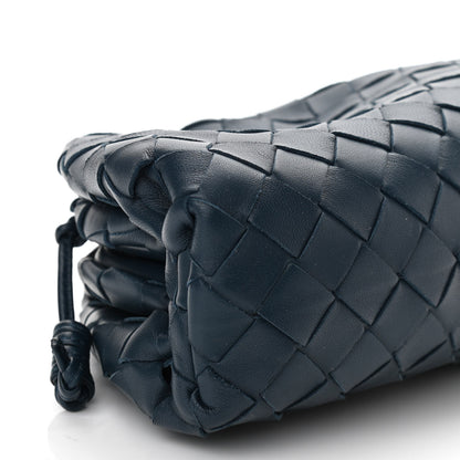 Bottega Veneta Nappa Intrecciato The Mini Pouch Deep Blue 8 of 9