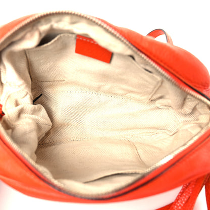 Gucci Pebbled Calfskin Small Soho Disco Bag Sun Orange 5 of 11