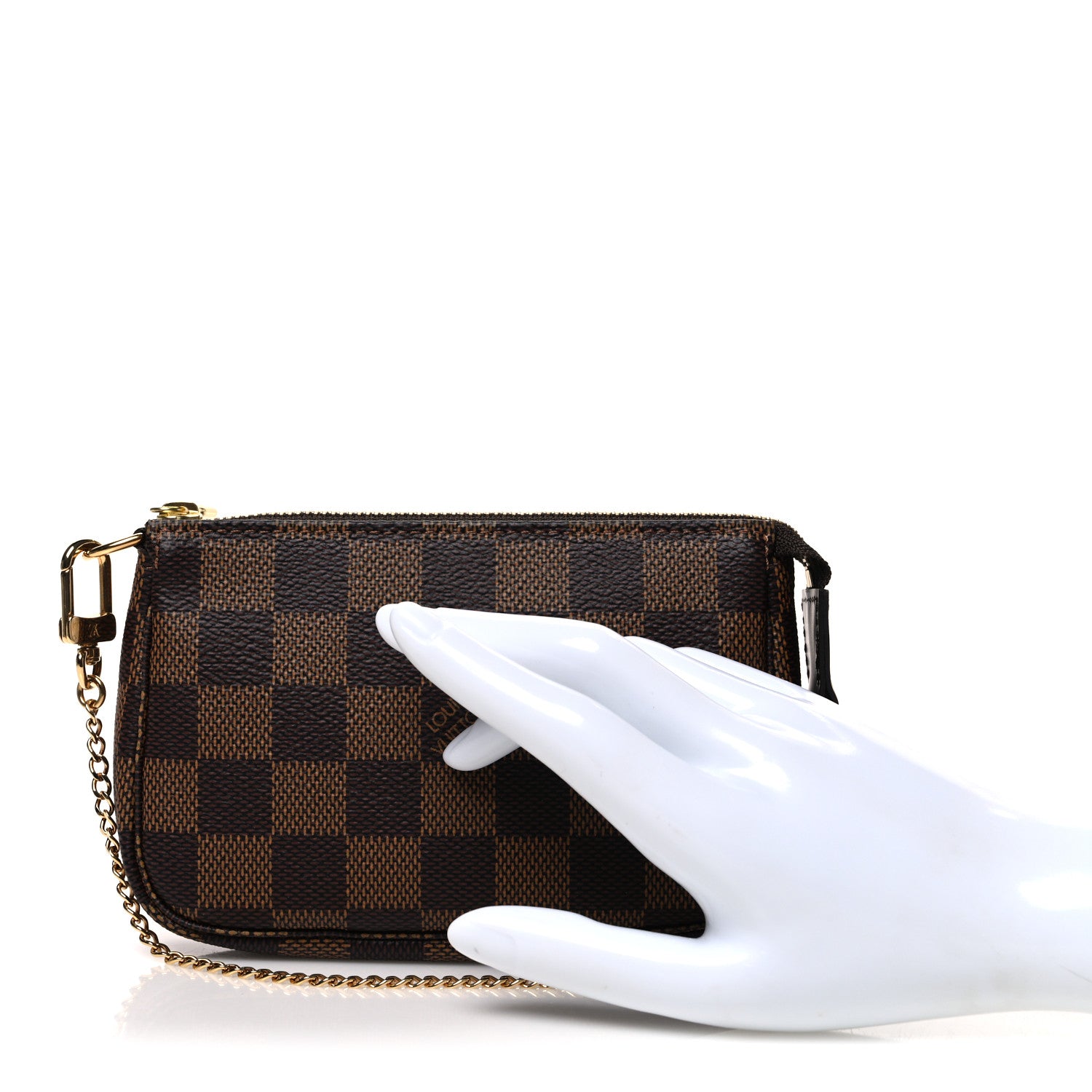 Louis Vuitton Damier Ebene Mini Pochette Accessories 2 of 7