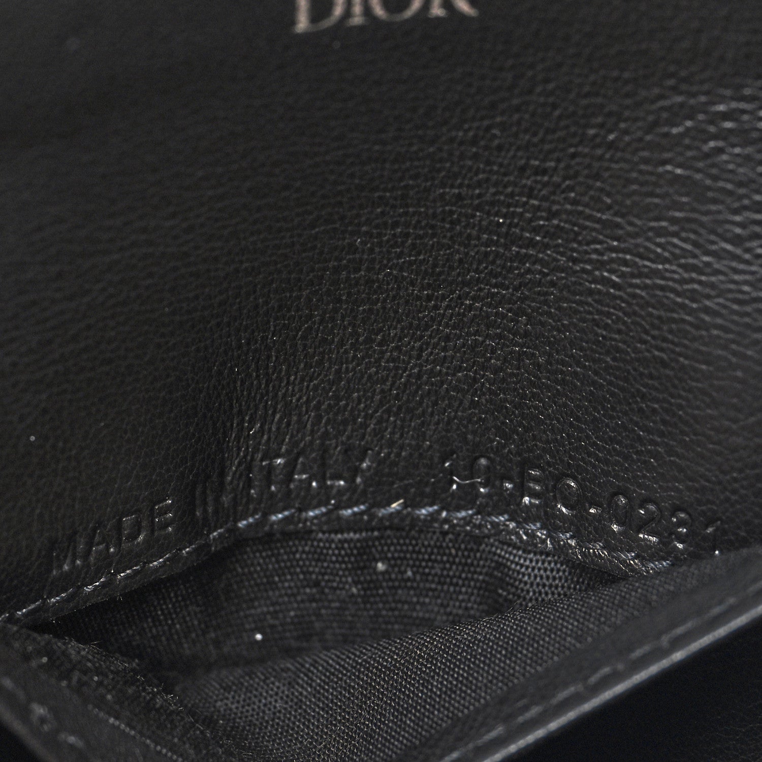 Christian Dior Oblique Smooth Calfskin Elite Shoulder Pouch Black 9 of 12