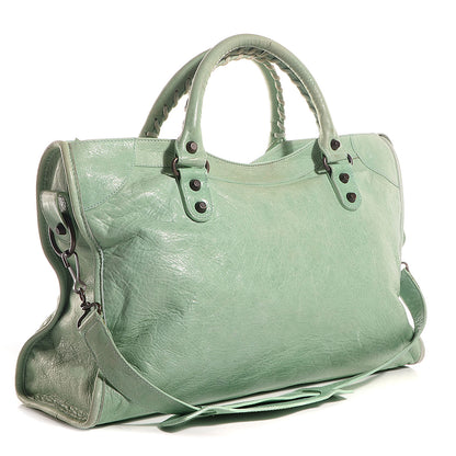 Balenciaga Chevre Classic Hardware City Vert D'eau 4 of 11