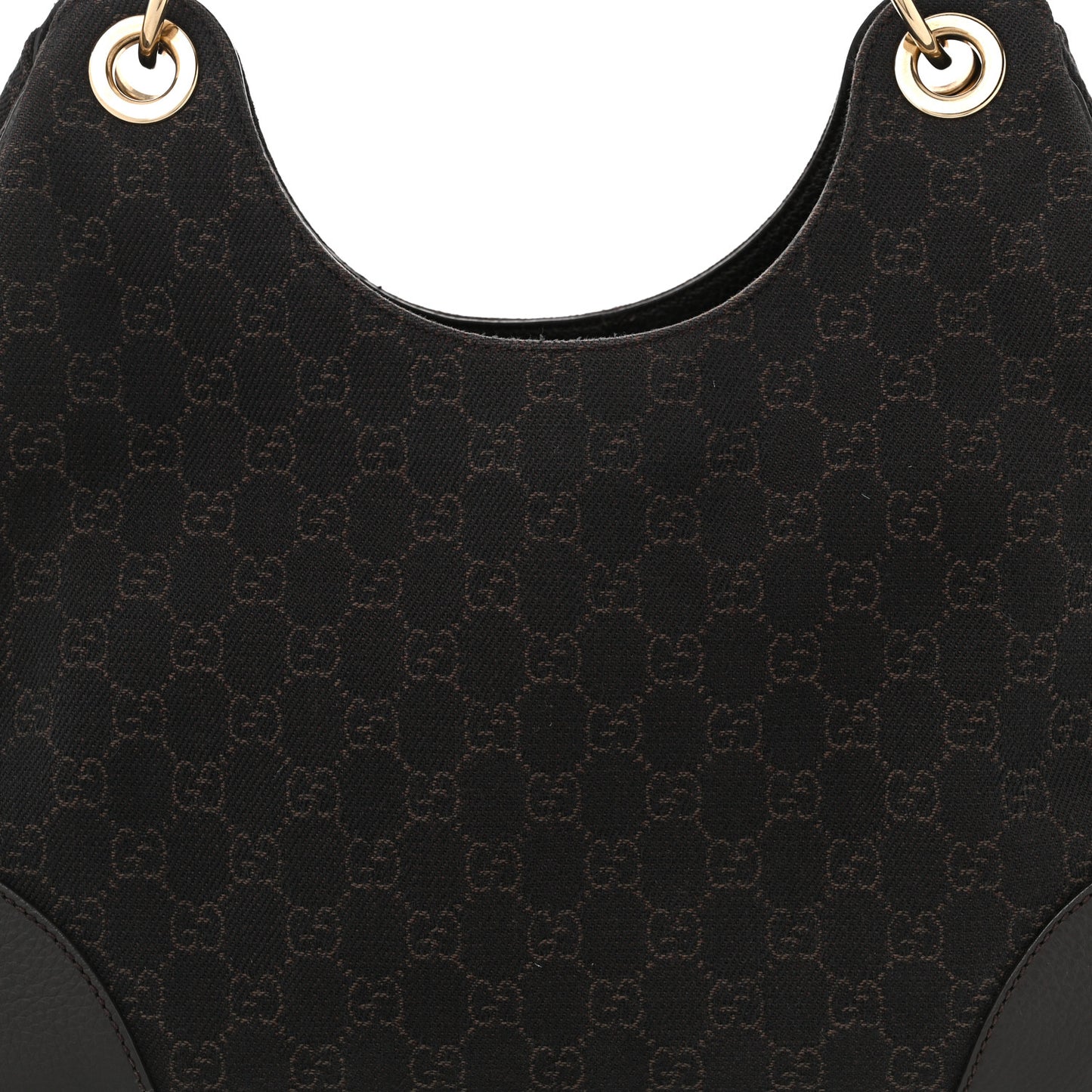 Denim Monogram Hobo Brown